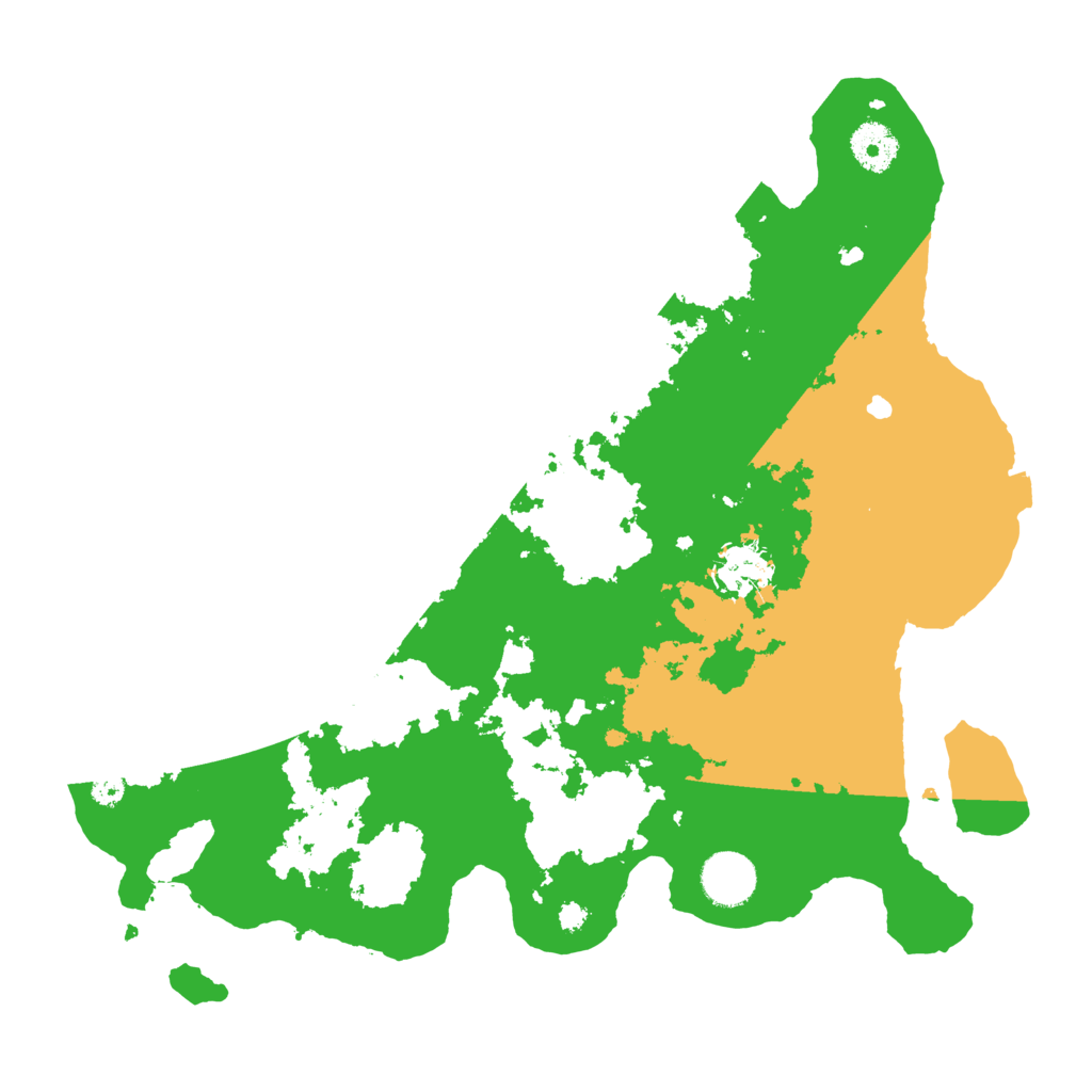 Biome Rust Map: Procedural Map, Size: 3500, Seed: 19111975