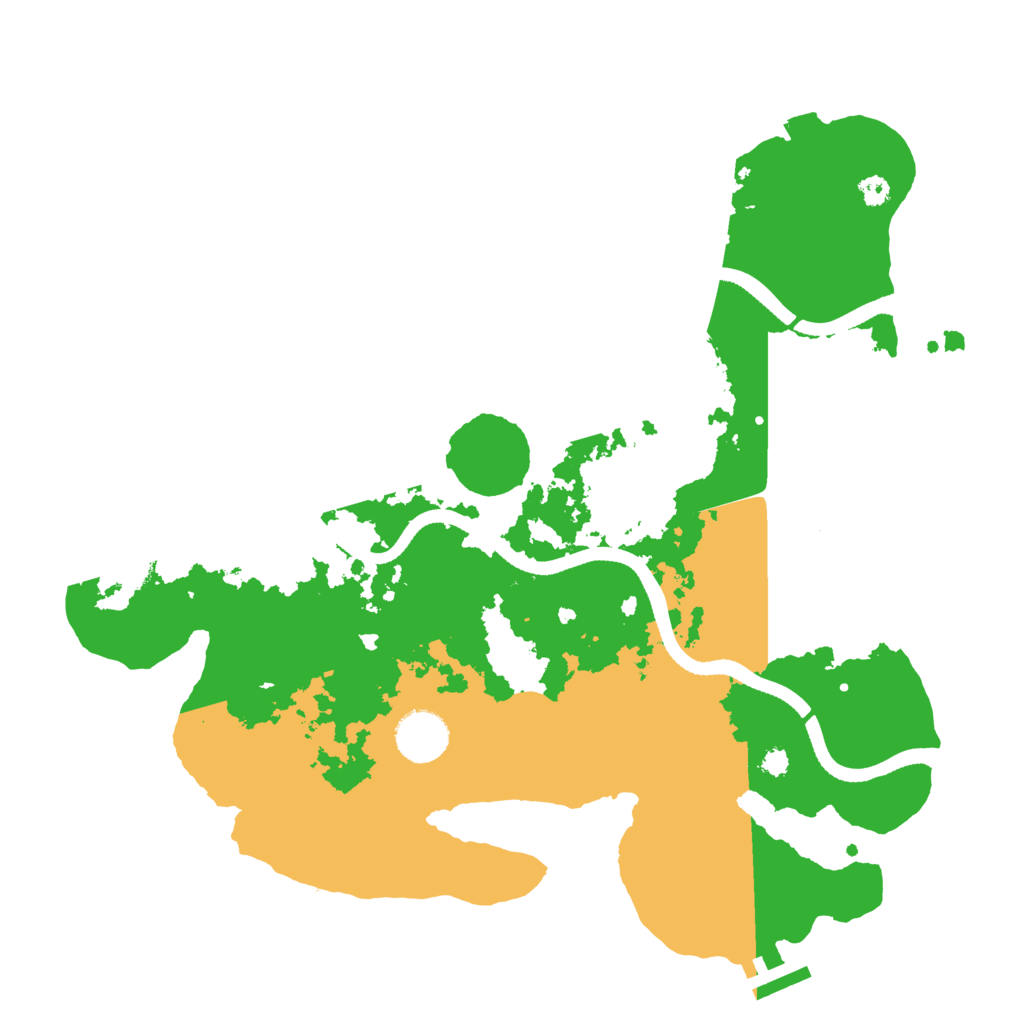 Biome Rust Map: Procedural Map, Size: 3450, Seed: 77219116