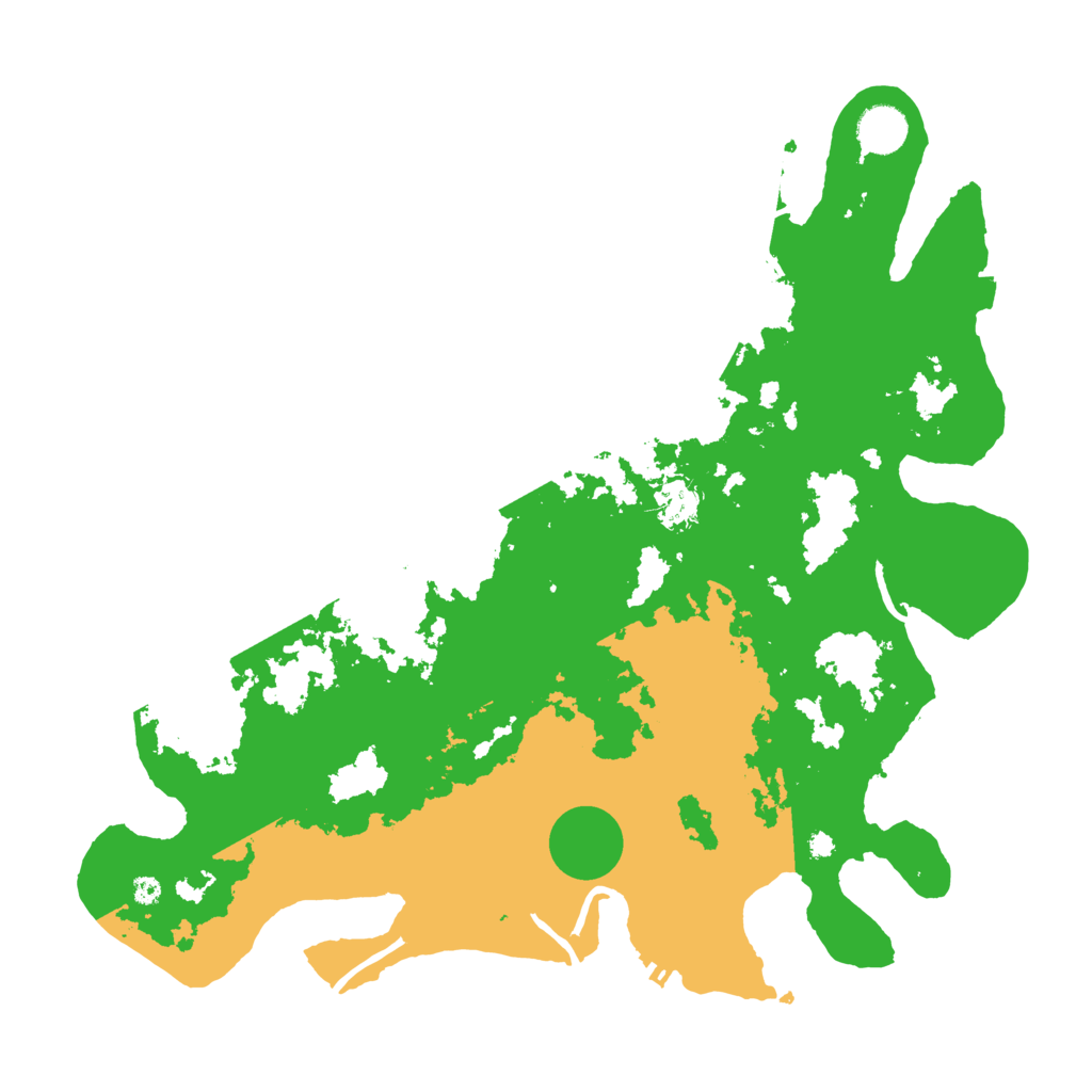 Biome Rust Map: Procedural Map, Size: 3900, Seed: 81670485