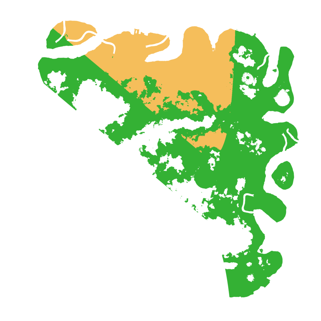 Biome Rust Map: Procedural Map, Size: 4100, Seed: 87052397