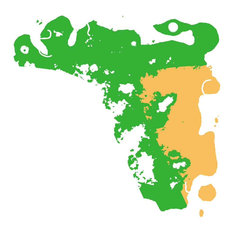 Biome Rust Map: Procedural Map, Size: 4400, Seed: 66985074