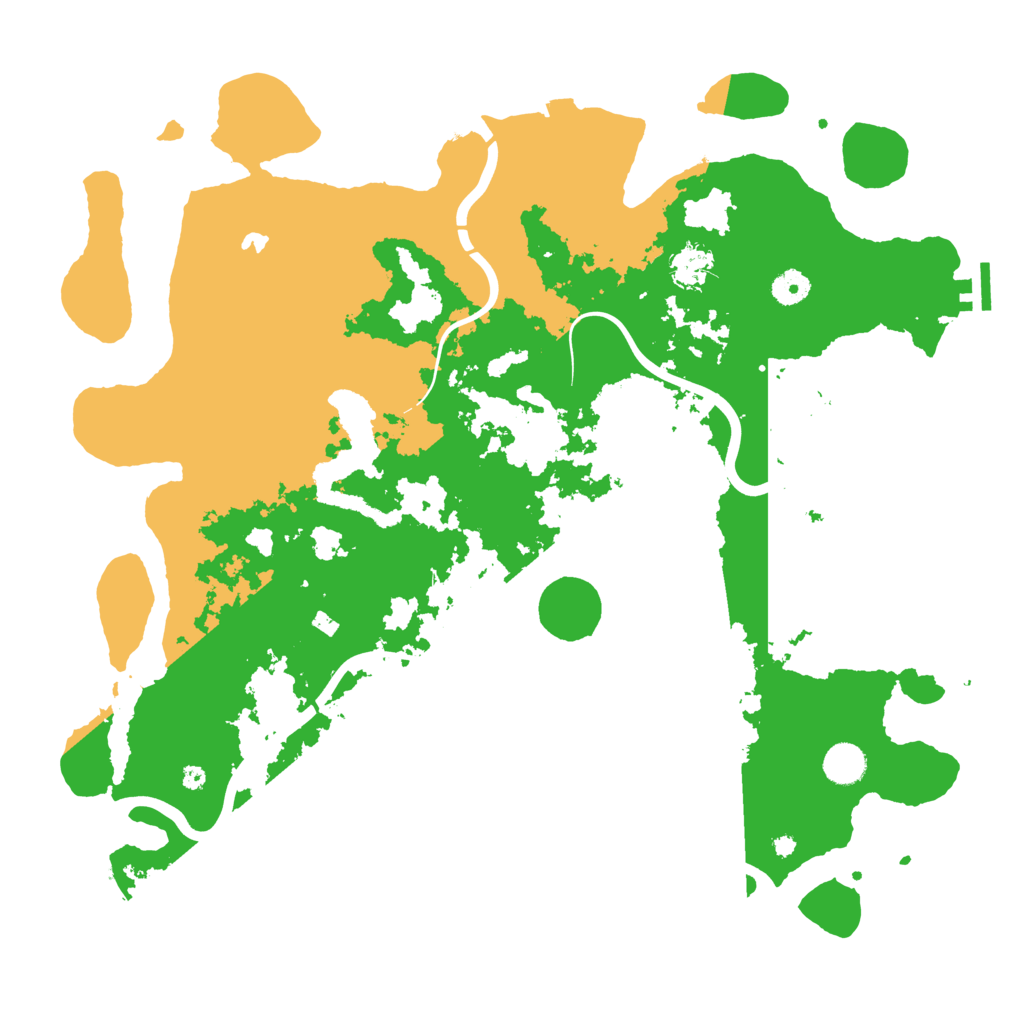 Biome Rust Map: Procedural Map, Size: 4300, Seed: 96724285