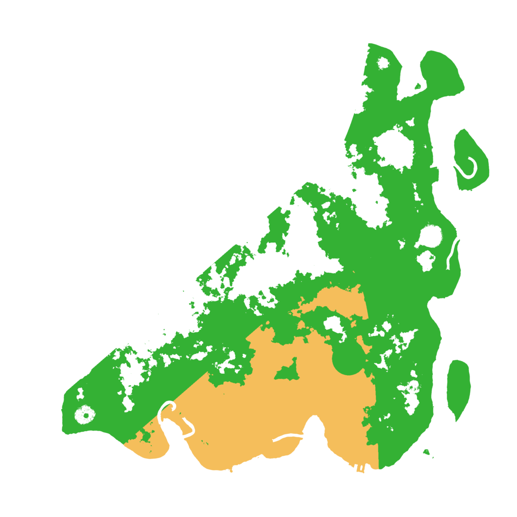 Biome Rust Map: Procedural Map, Size: 4100, Seed: 98435383