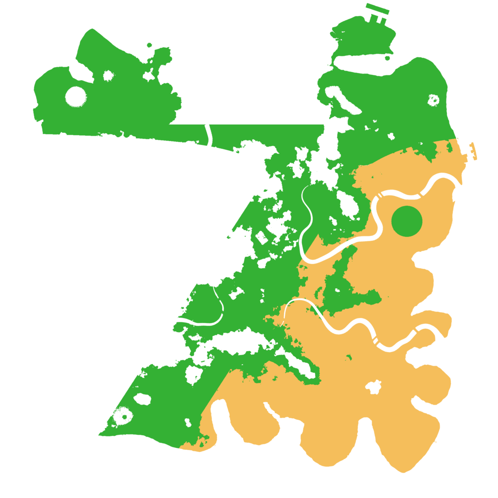 Biome Rust Map: Procedural Map, Size: 4250, Seed: 45073473