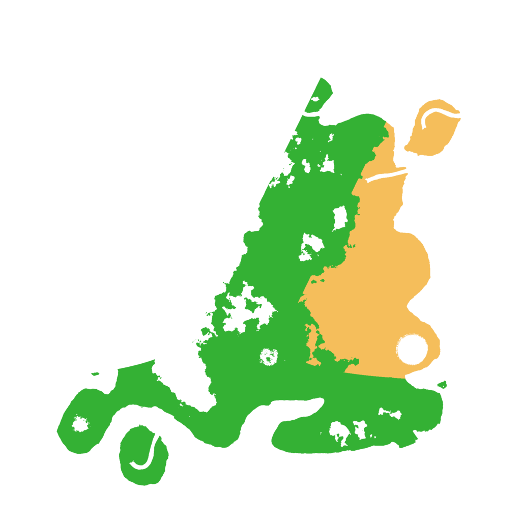 Biome Rust Map: Procedural Map, Size: 3000, Seed: 23889