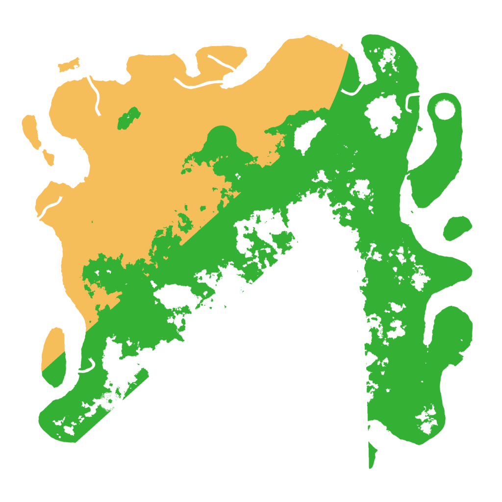 Biome Rust Map: Procedural Map, Size: 4500, Seed: 1210394140