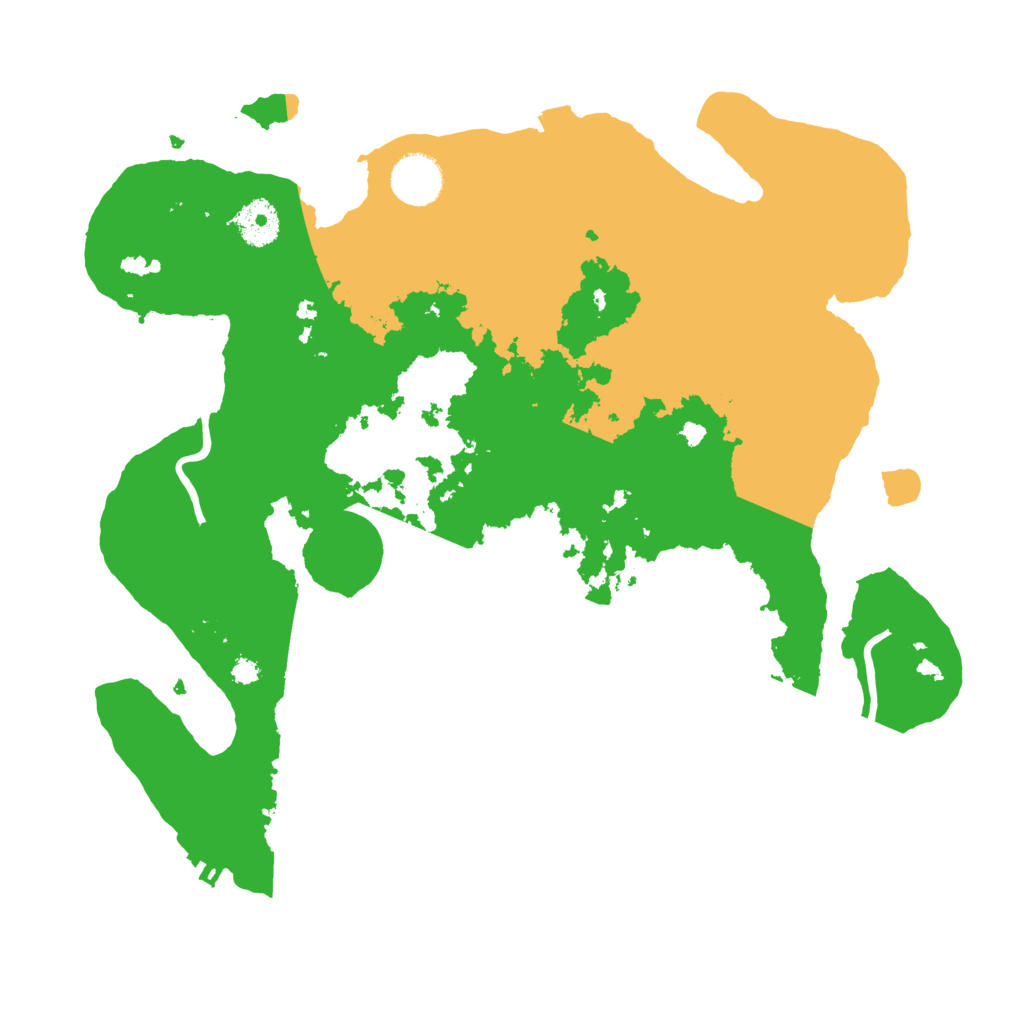 Biome Rust Map: Procedural Map, Size: 3500, Seed: 20464077