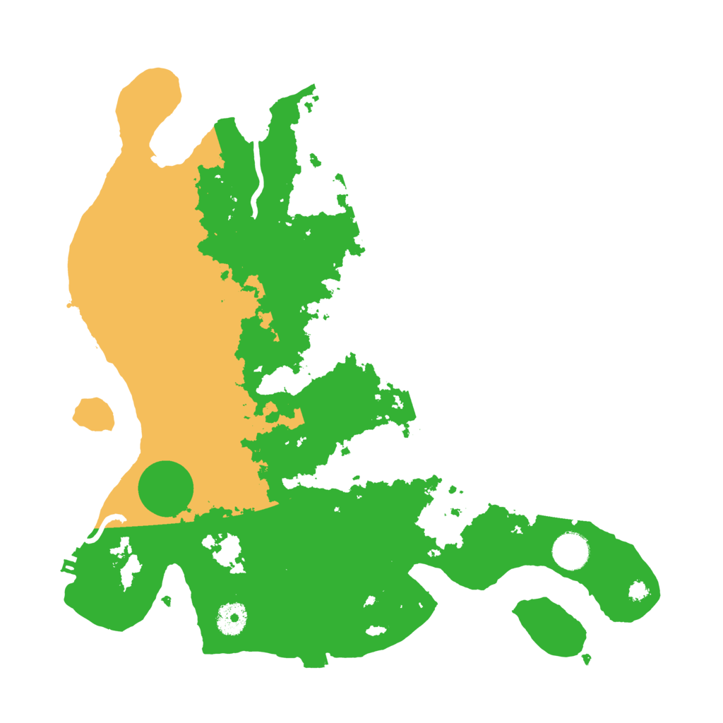 Biome Rust Map: Procedural Map, Size: 3450, Seed: 76655615