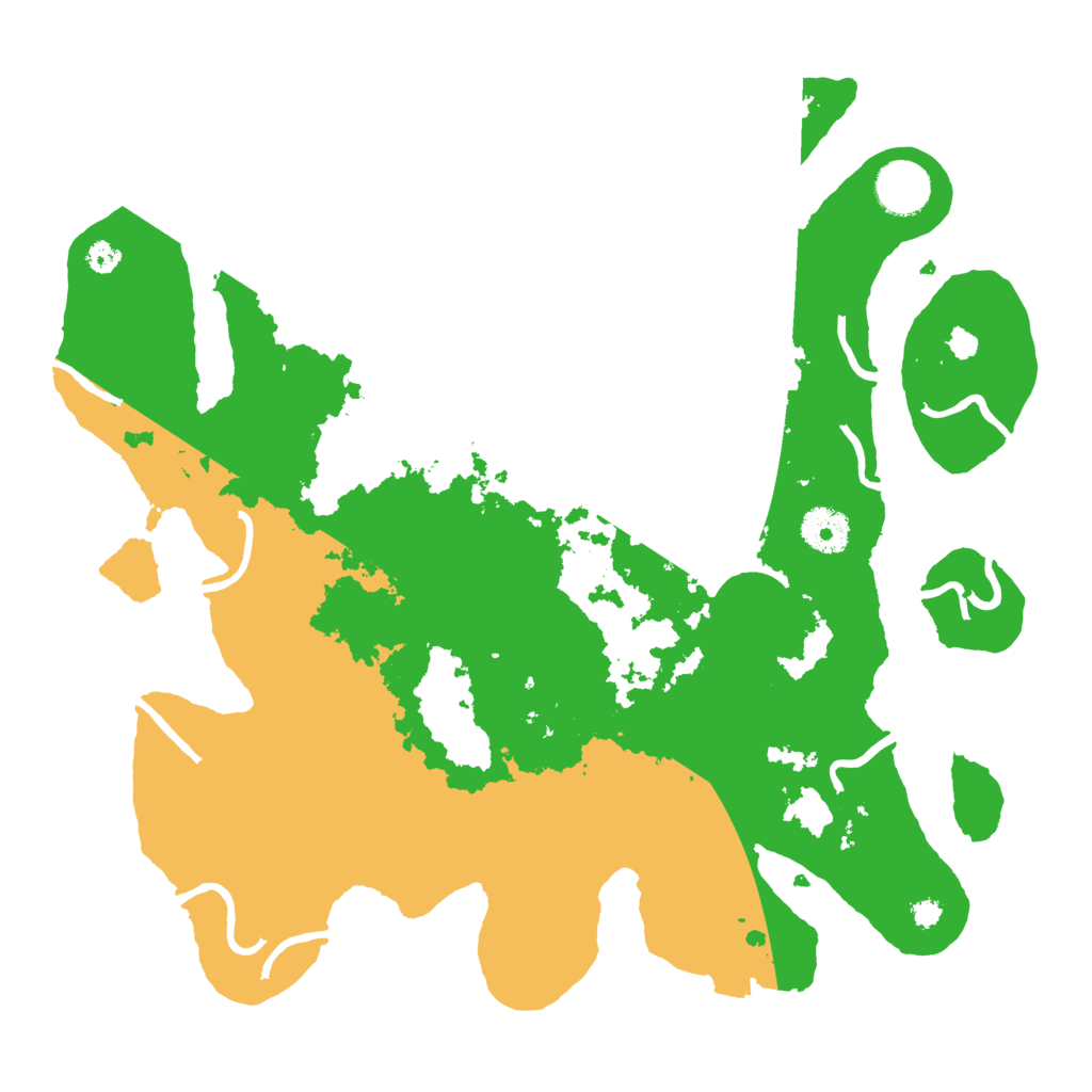 Biome Rust Map: Procedural Map, Size: 3500, Seed: 2140394152
