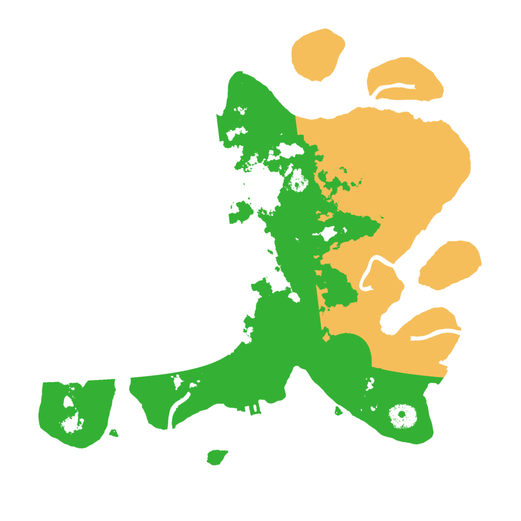 Biome Rust Map: Procedural Map, Size: 3000, Seed: 25326