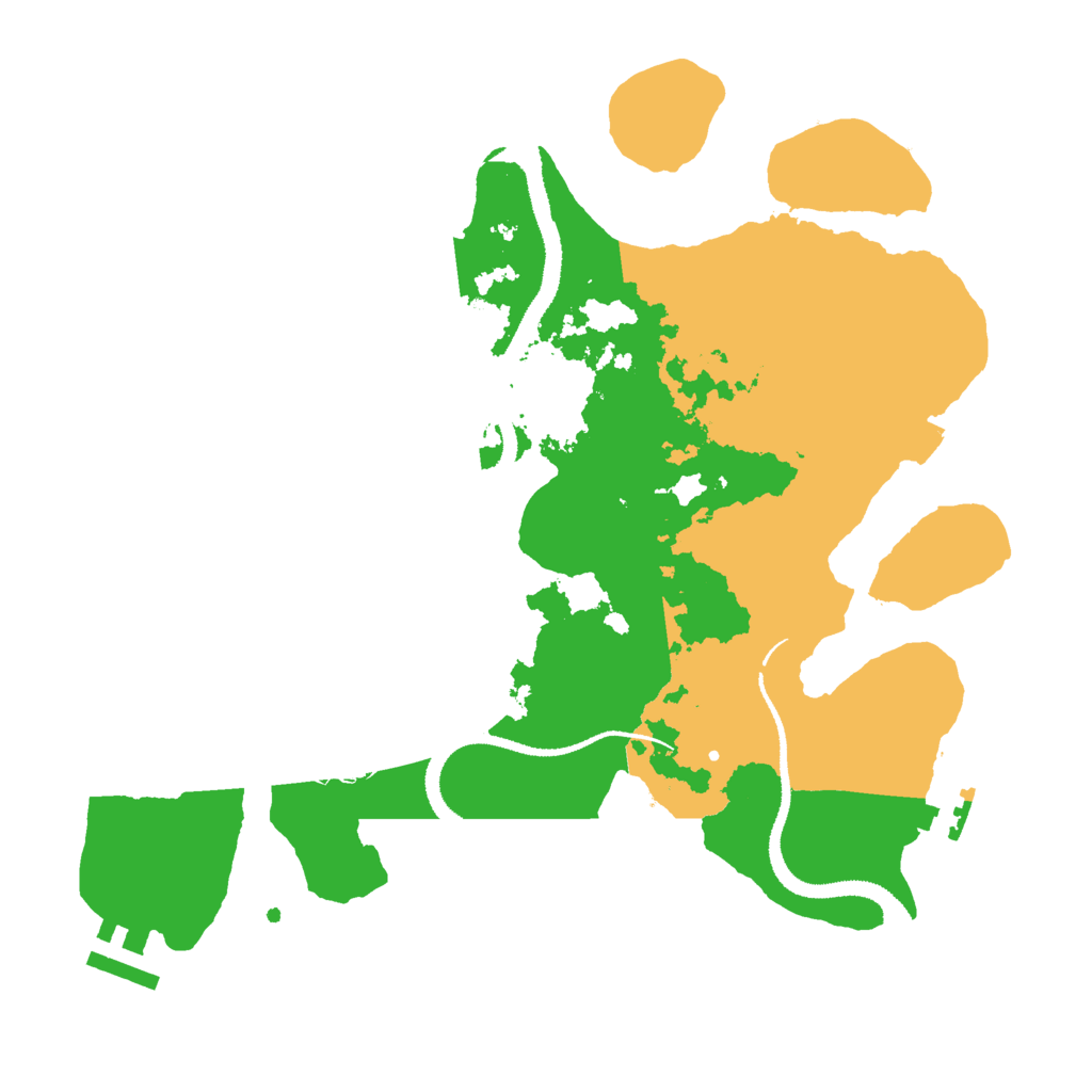 Biome Rust Map: Procedural Map, Size: 3000, Seed: 25326