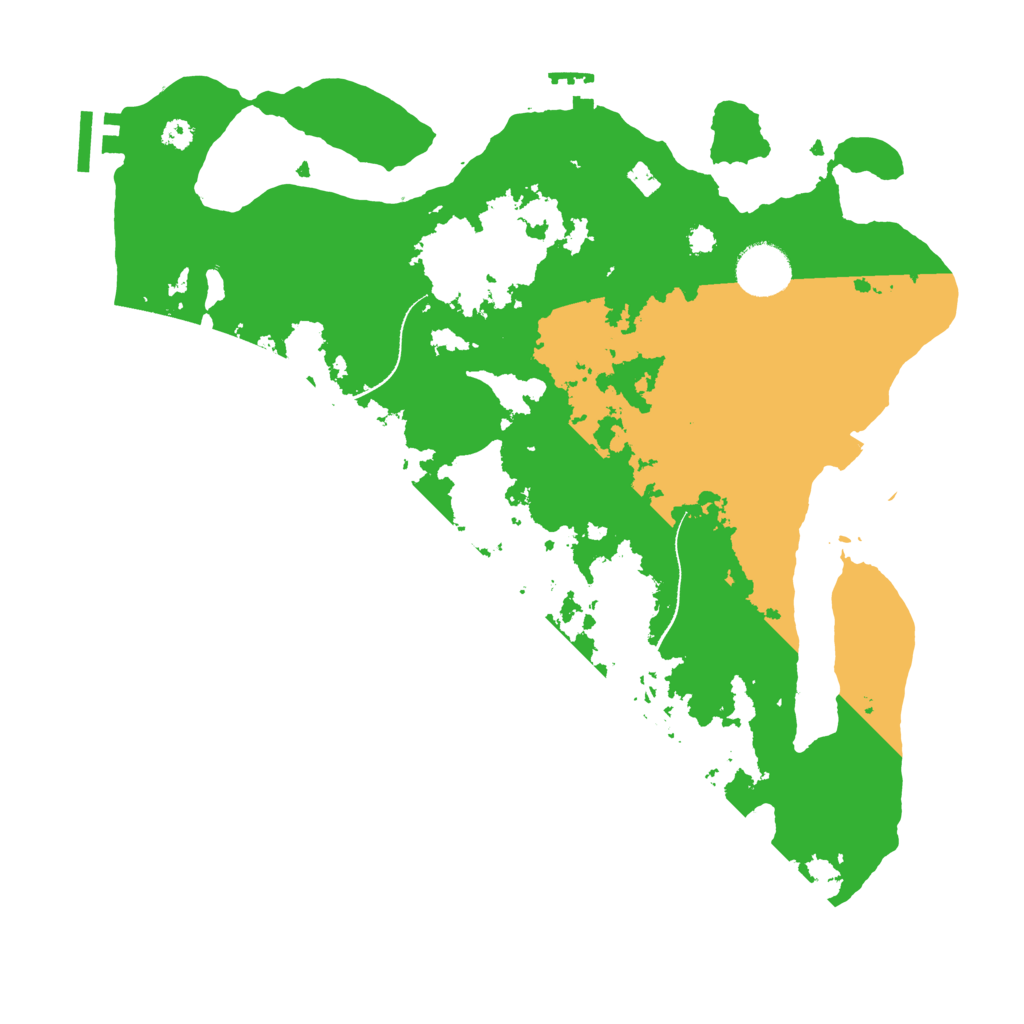 Biome Rust Map: Procedural Map, Size: 3400, Seed: 34258270