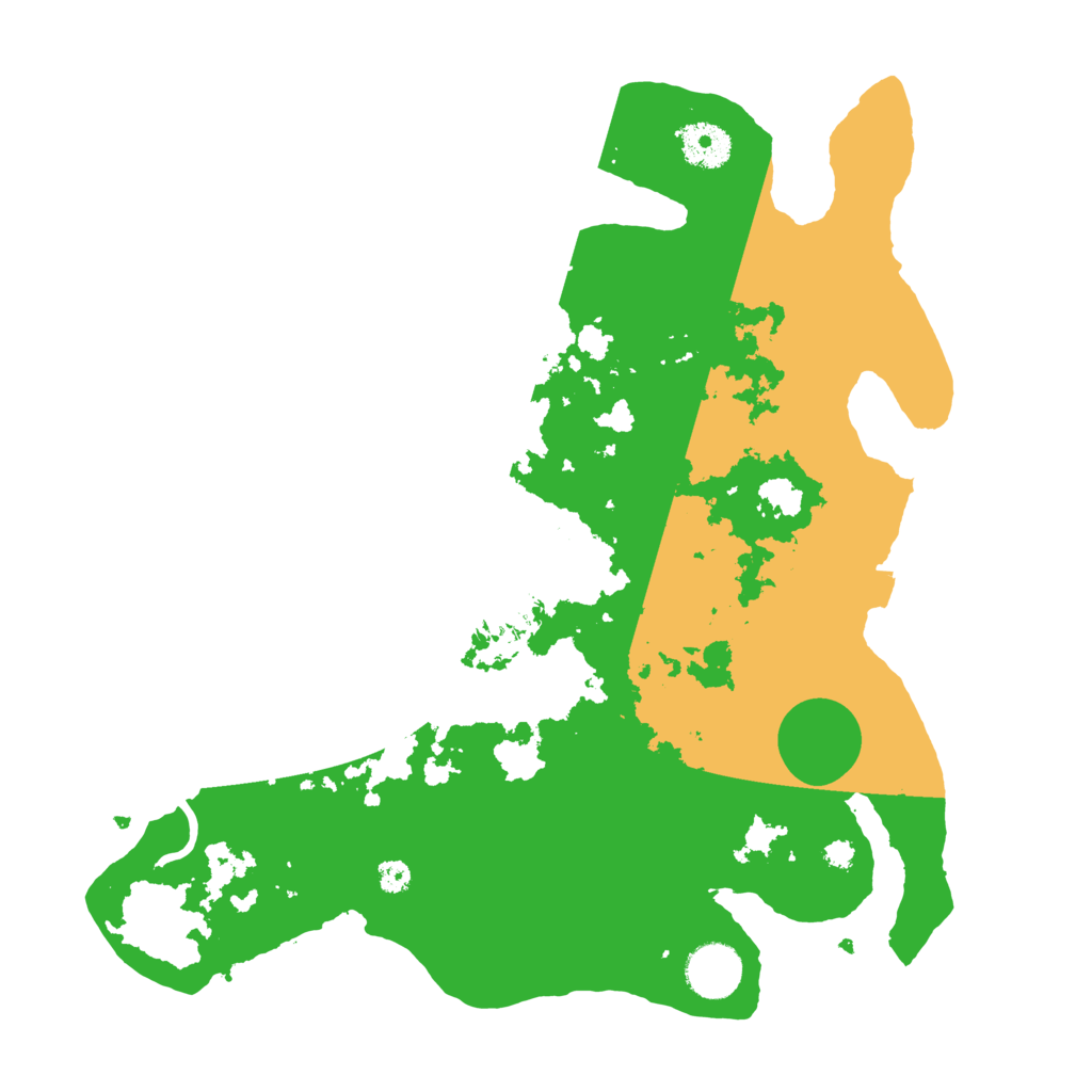 Biome Rust Map: Procedural Map, Size: 3450, Seed: 9147100