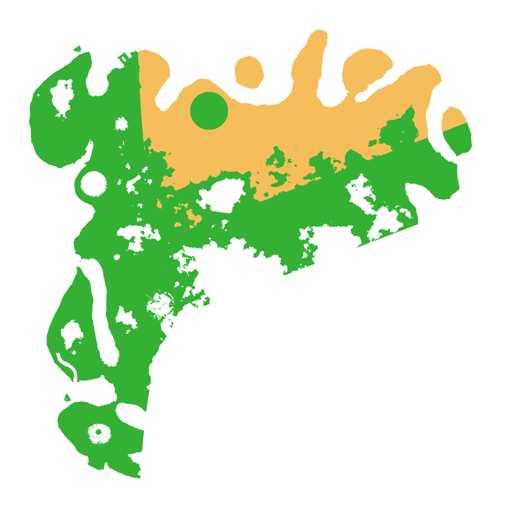 Biome Rust Map: Procedural Map, Size: 3600, Seed: 50839758