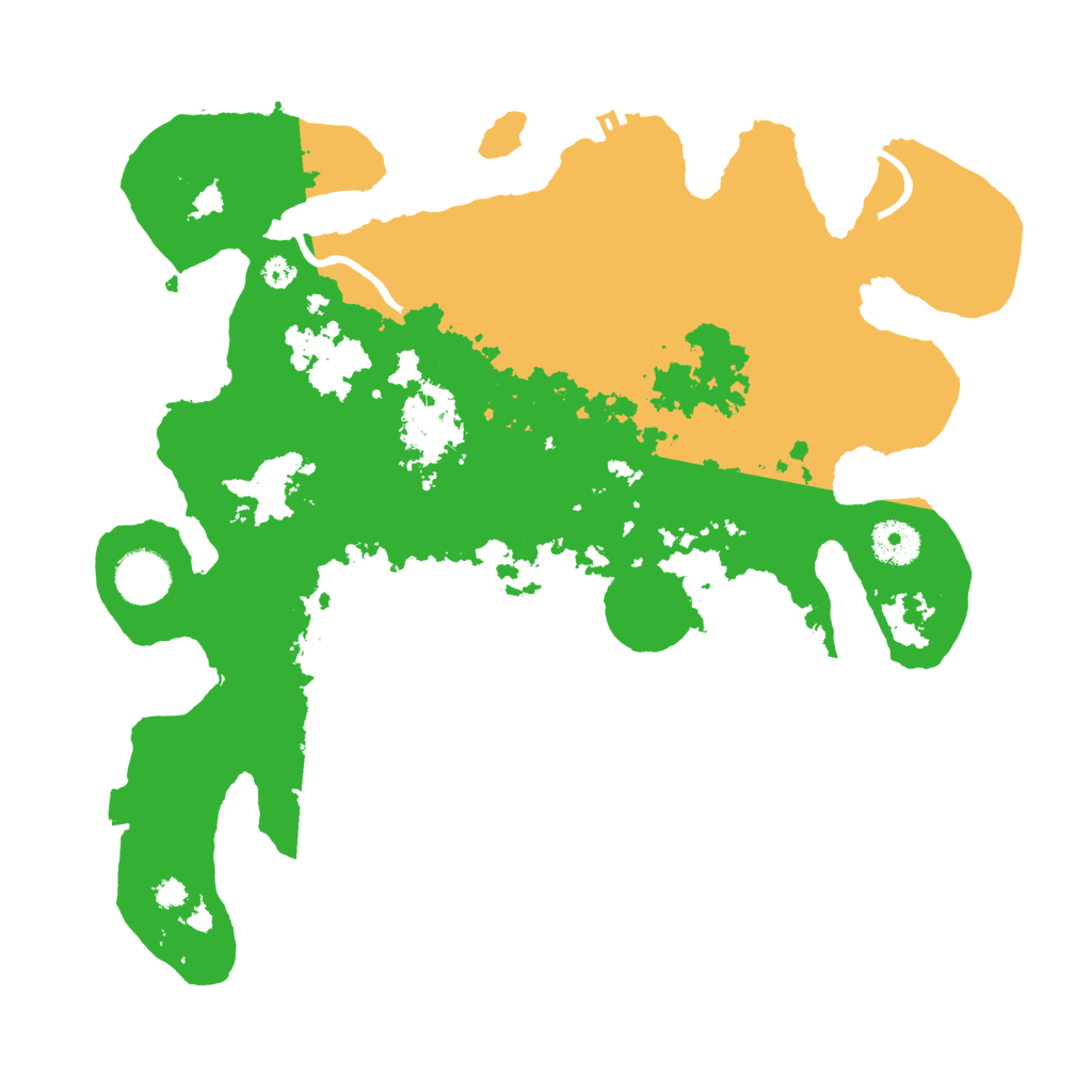 Biome Rust Map: Procedural Map, Size: 3500, Seed: 79791915