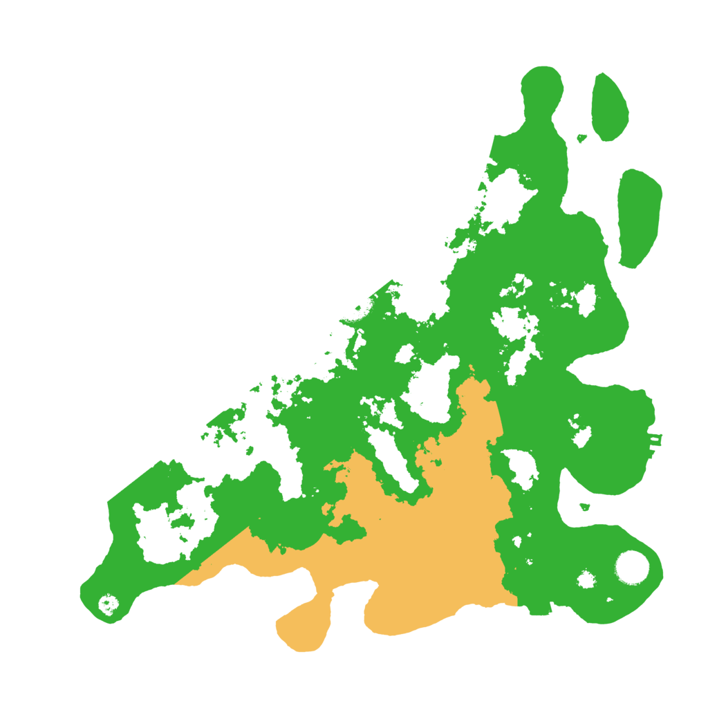 Biome Rust Map: Procedural Map, Size: 3700, Seed: 64930794