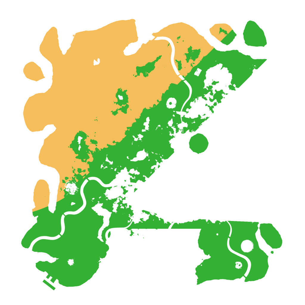 Biome Rust Map: Procedural Map, Size: 4300, Seed: 69964161