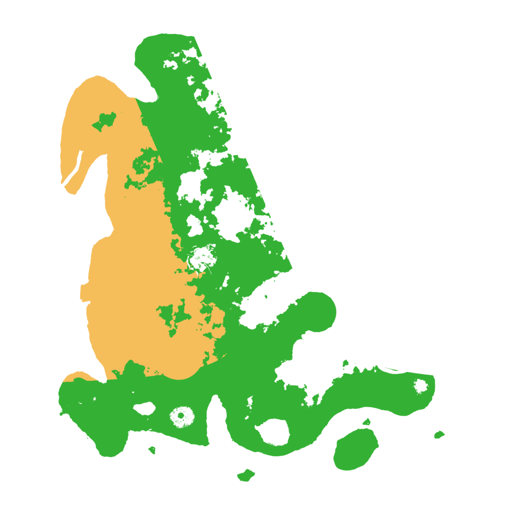 Biome Rust Map: Procedural Map, Size: 3500, Seed: 95875256