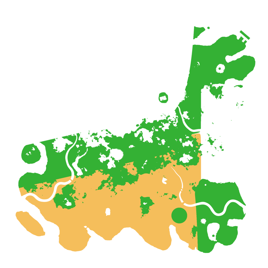 Biome Rust Map: Procedural Map, Size: 4500, Seed: 2023100710