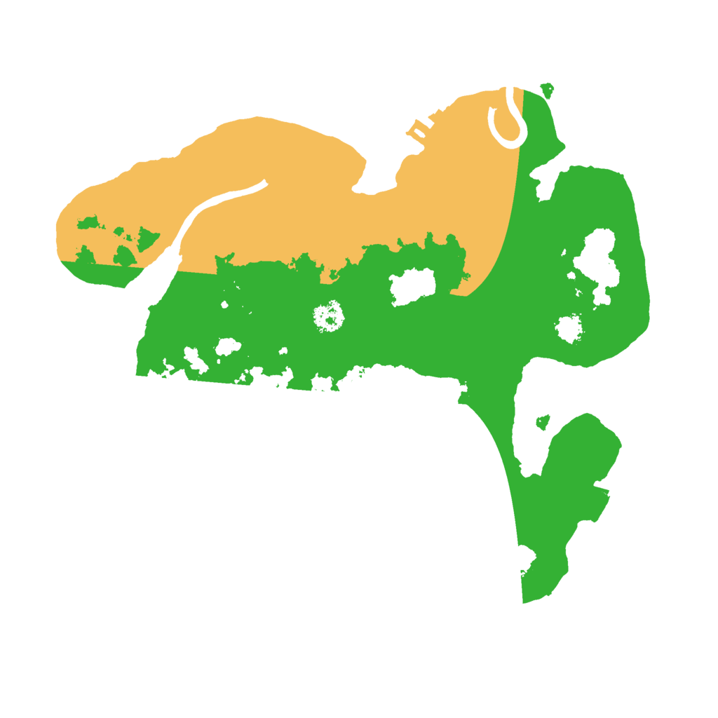 Biome Rust Map: Procedural Map, Size: 2400, Seed: 1984932578