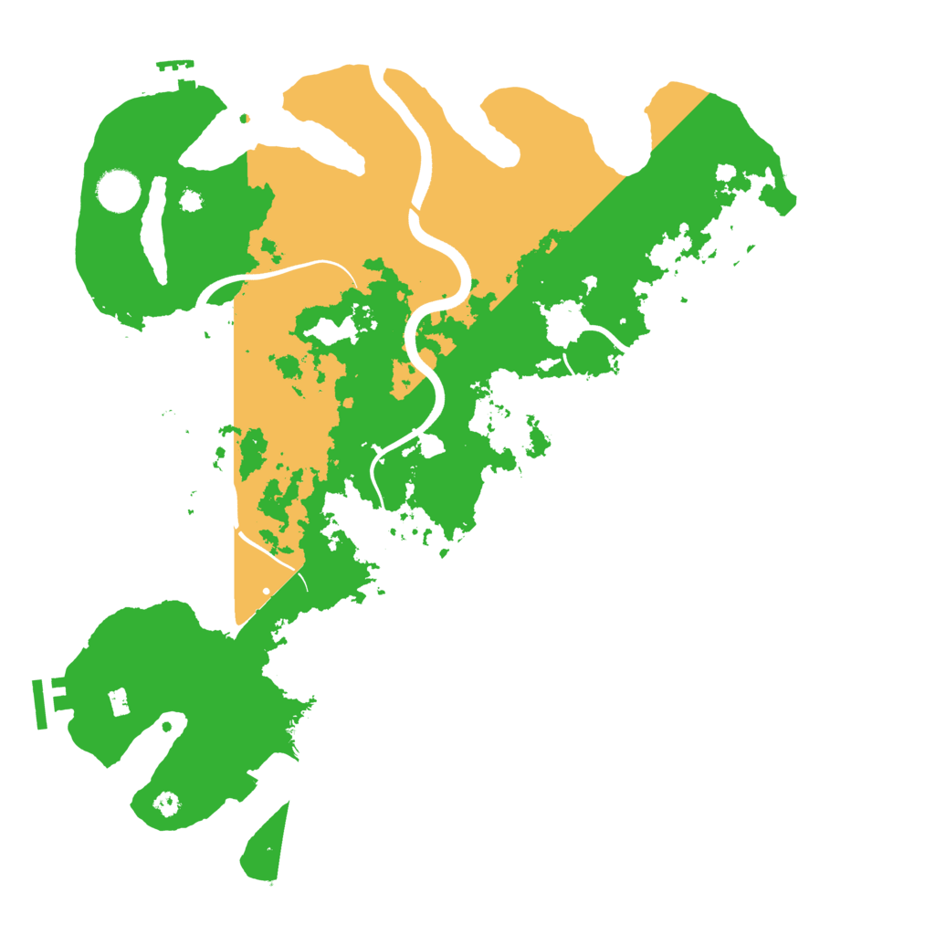 Biome Rust Map: Procedural Map, Size: 3800, Seed: 810697497