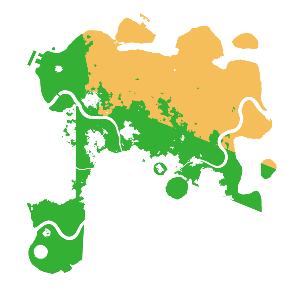 Biome Rust Map: Procedural Map, Size: 3850, Seed: 14236338