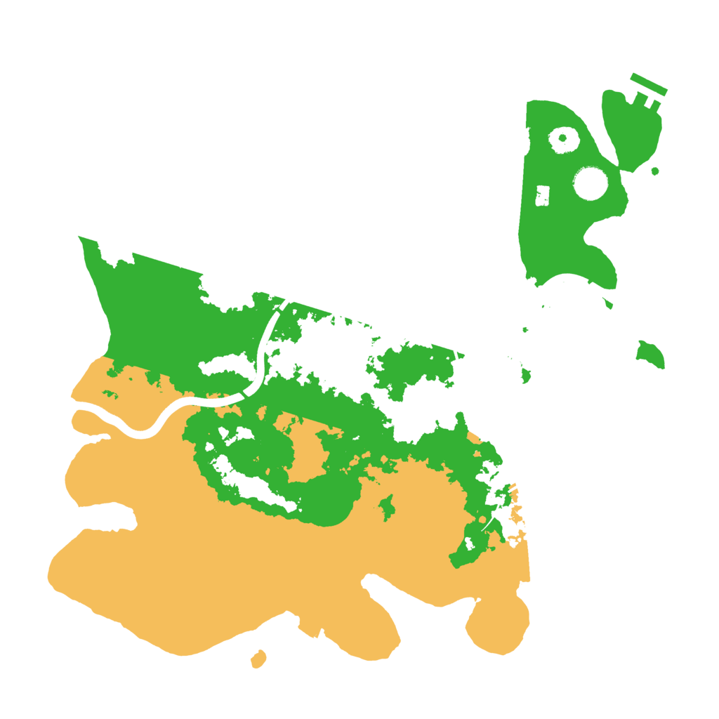 Biome Rust Map: Procedural Map, Size: 3750, Seed: 1094256