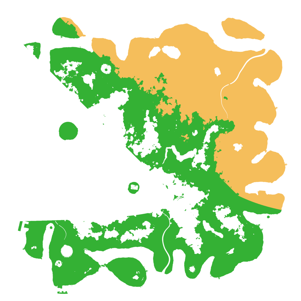 Biome Rust Map: Procedural Map, Size: 4500, Seed: 1922369738