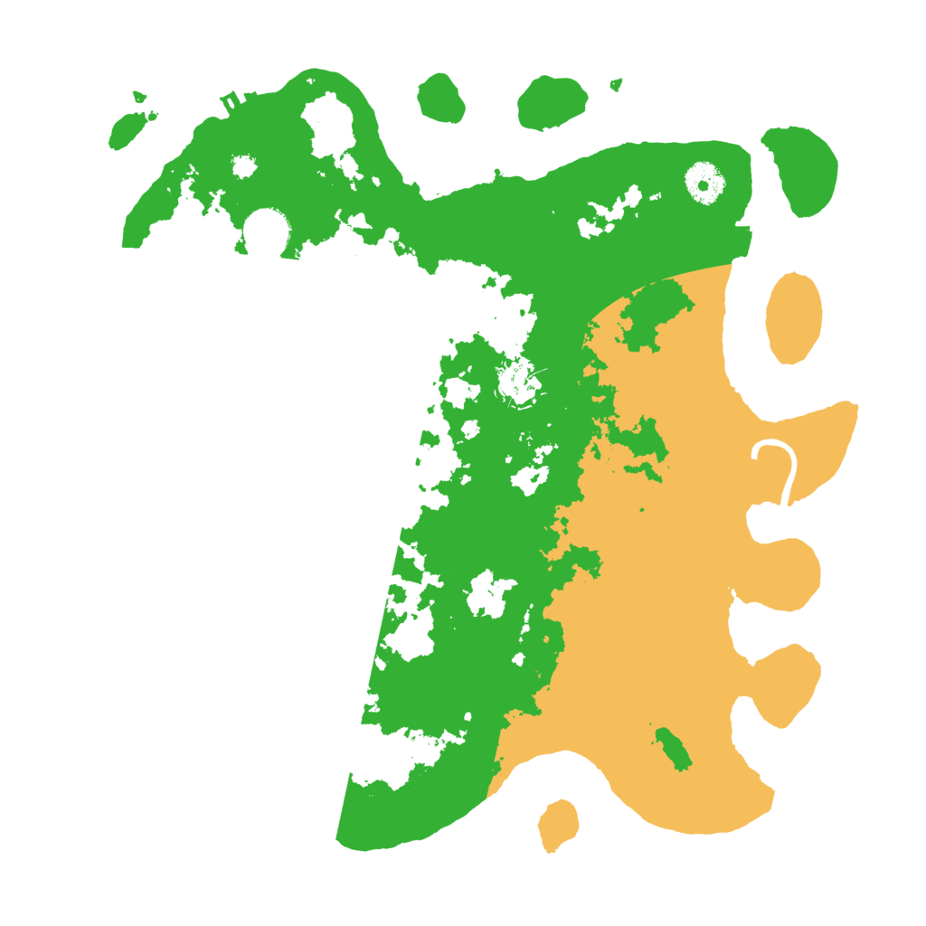 Biome Rust Map: Procedural Map, Size: 3500, Seed: 2048709209