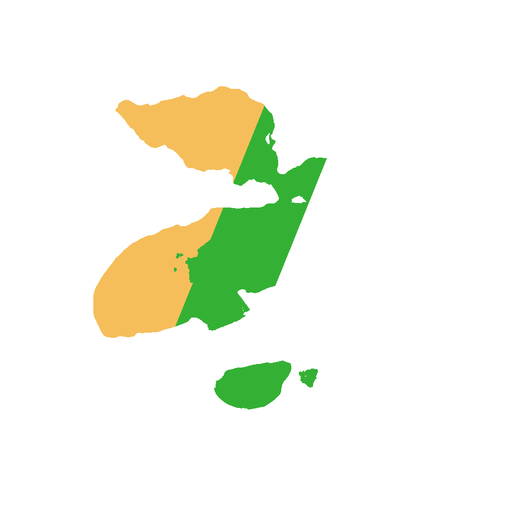 Biome Rust Map: Procedural Map, Size: 1344, Seed: 123443