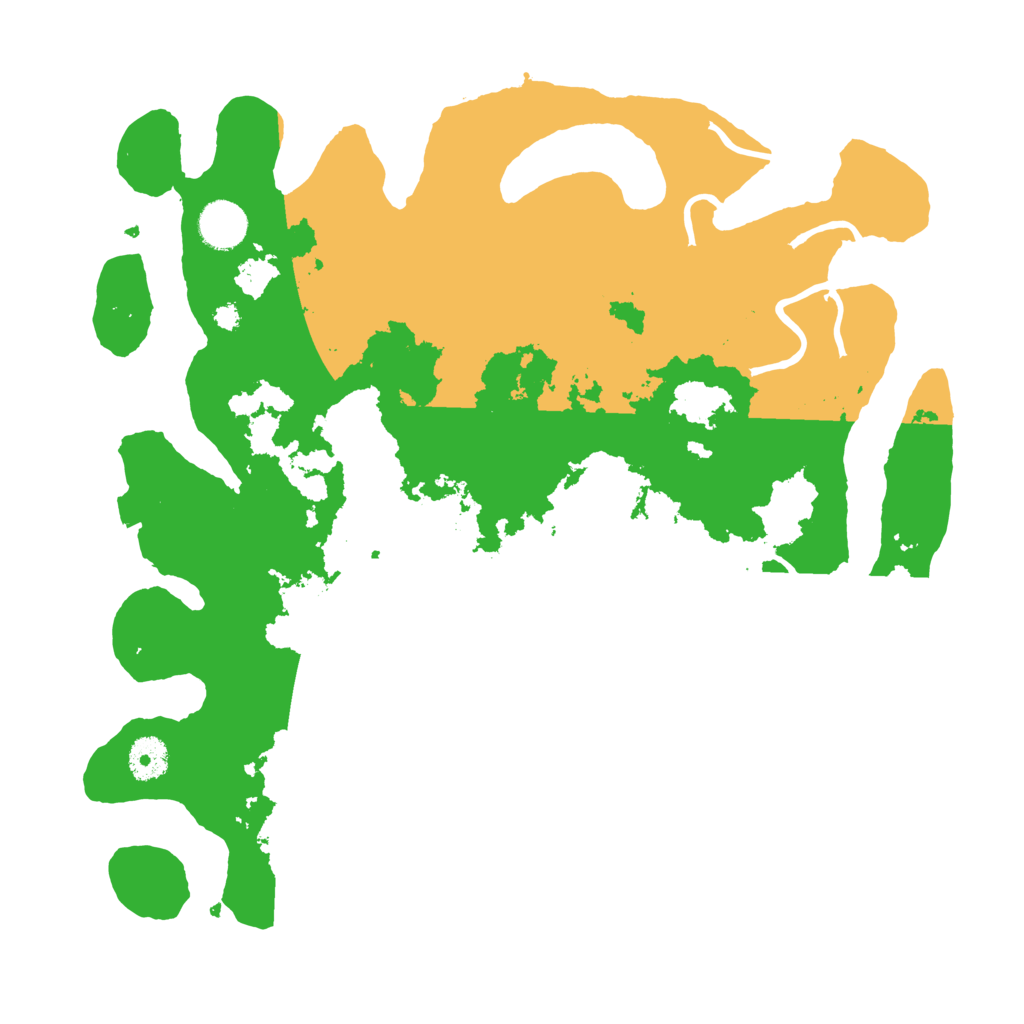 Biome Rust Map: Procedural Map, Size: 3700, Seed: 26909678