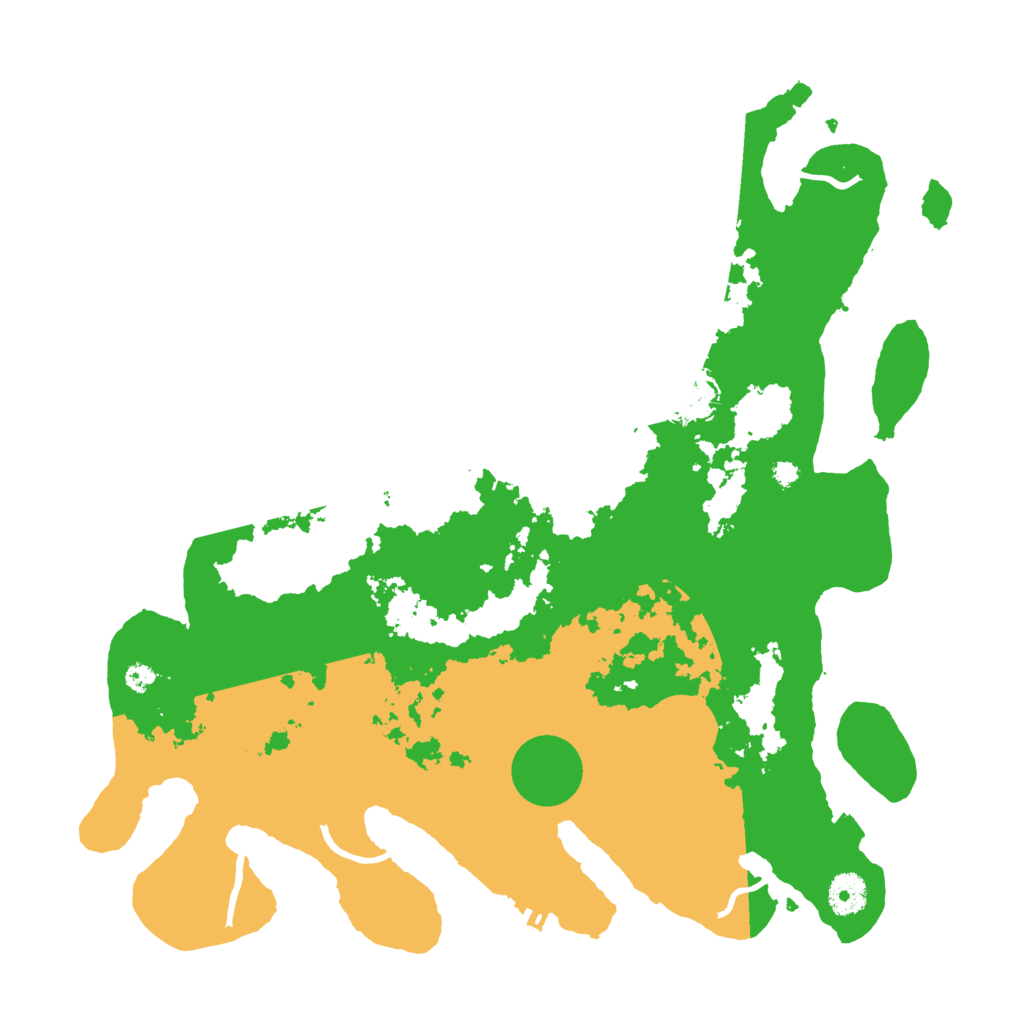 Biome Rust Map: Procedural Map, Size: 3800, Seed: 81694336