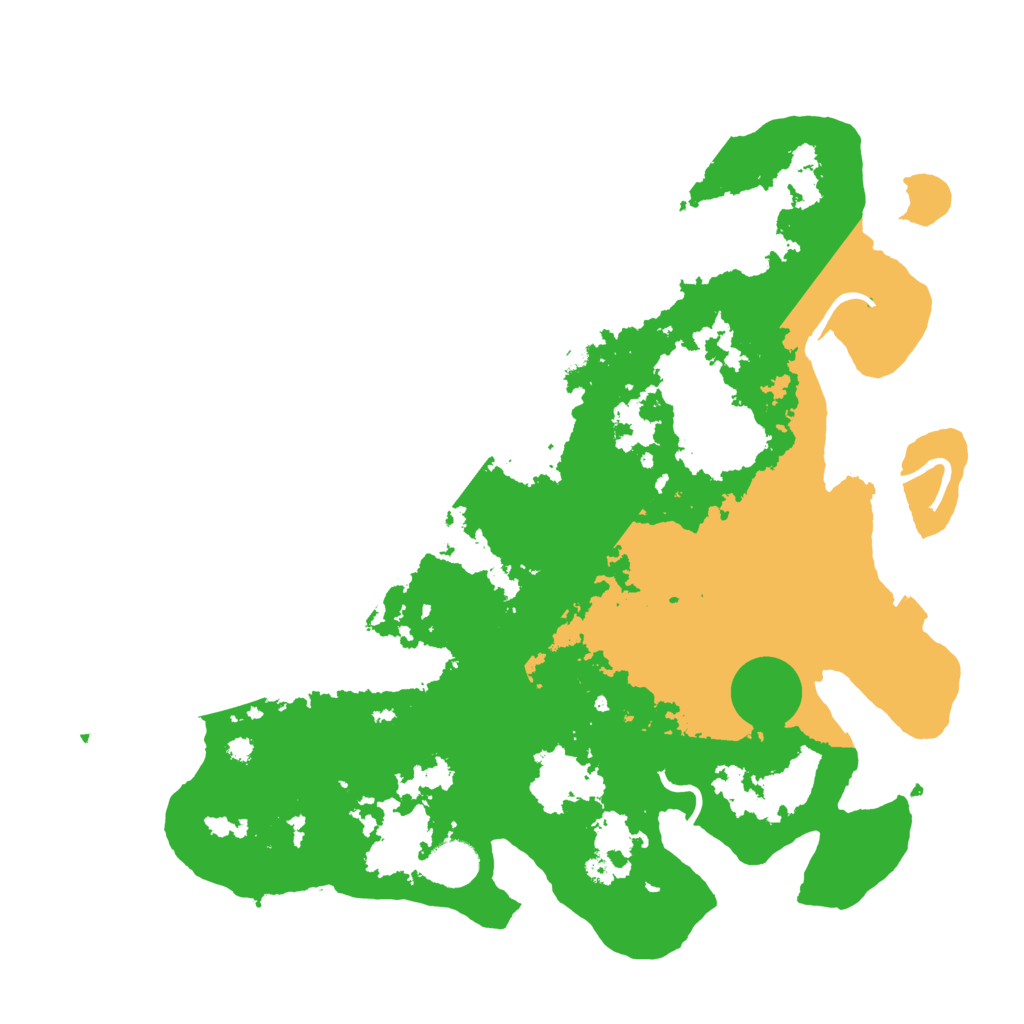 Biome Rust Map: Procedural Map, Size: 3800, Seed: 52308299
