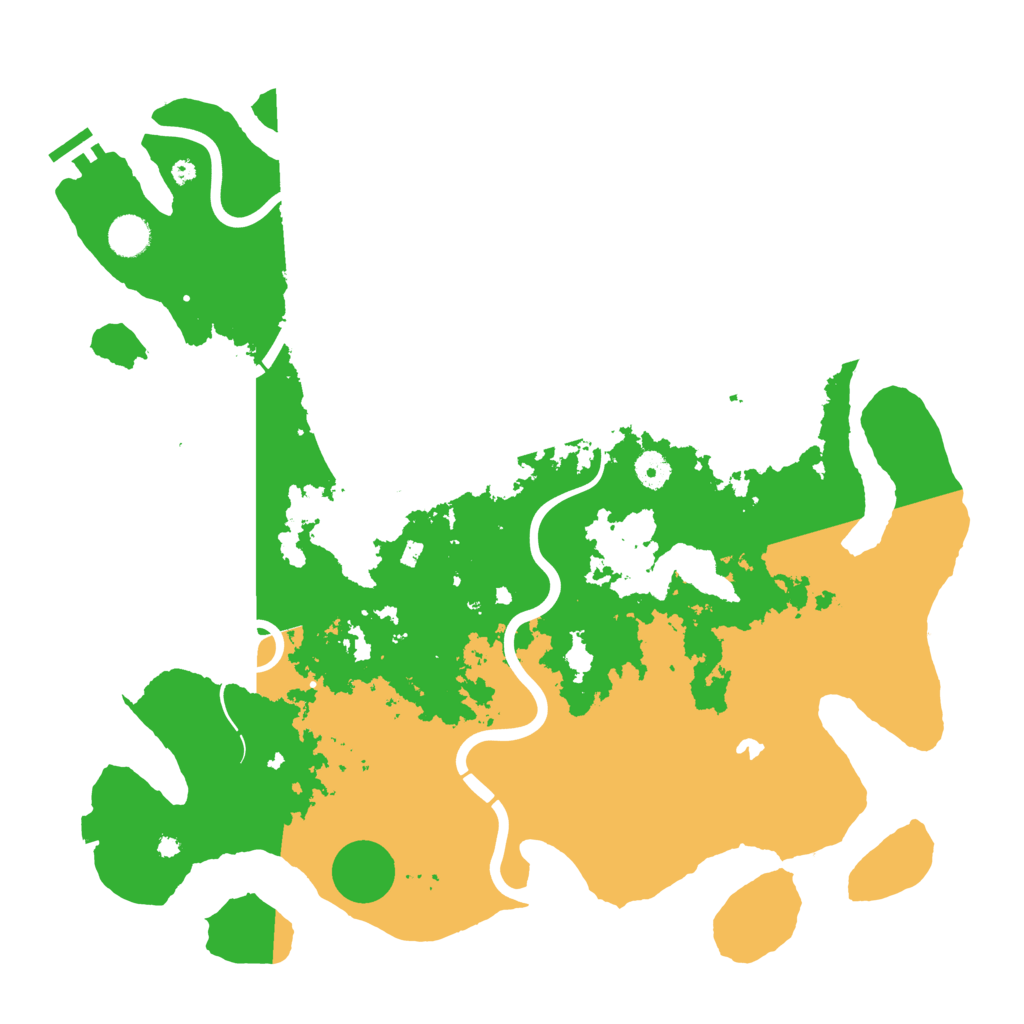 Biome Rust Map: Procedural Map, Size: 4300, Seed: 65115465