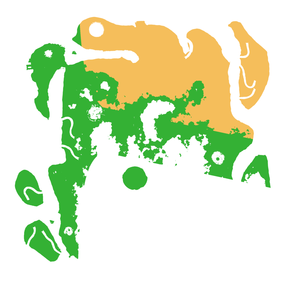 Biome Rust Map: Procedural Map, Size: 3500, Seed: 5864592