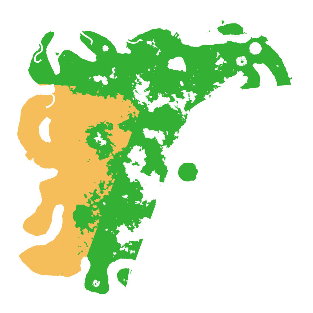 Biome Rust Map: Procedural Map, Size: 4500, Seed: 39963257