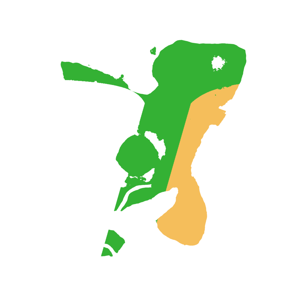 Biome Rust Map: Procedural Map, Size: 2023, Seed: 35743315