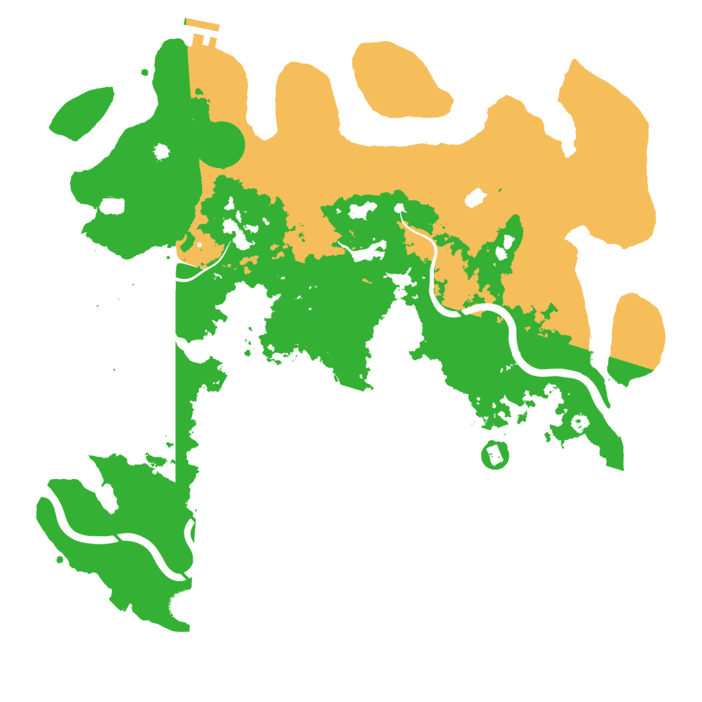 Biome Rust Map: Procedural Map, Size: 4000, Seed: 9699