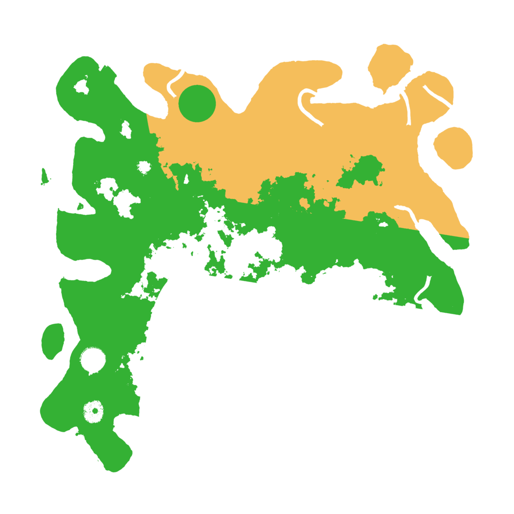 Biome Rust Map: Procedural Map, Size: 3650, Seed: 51116646