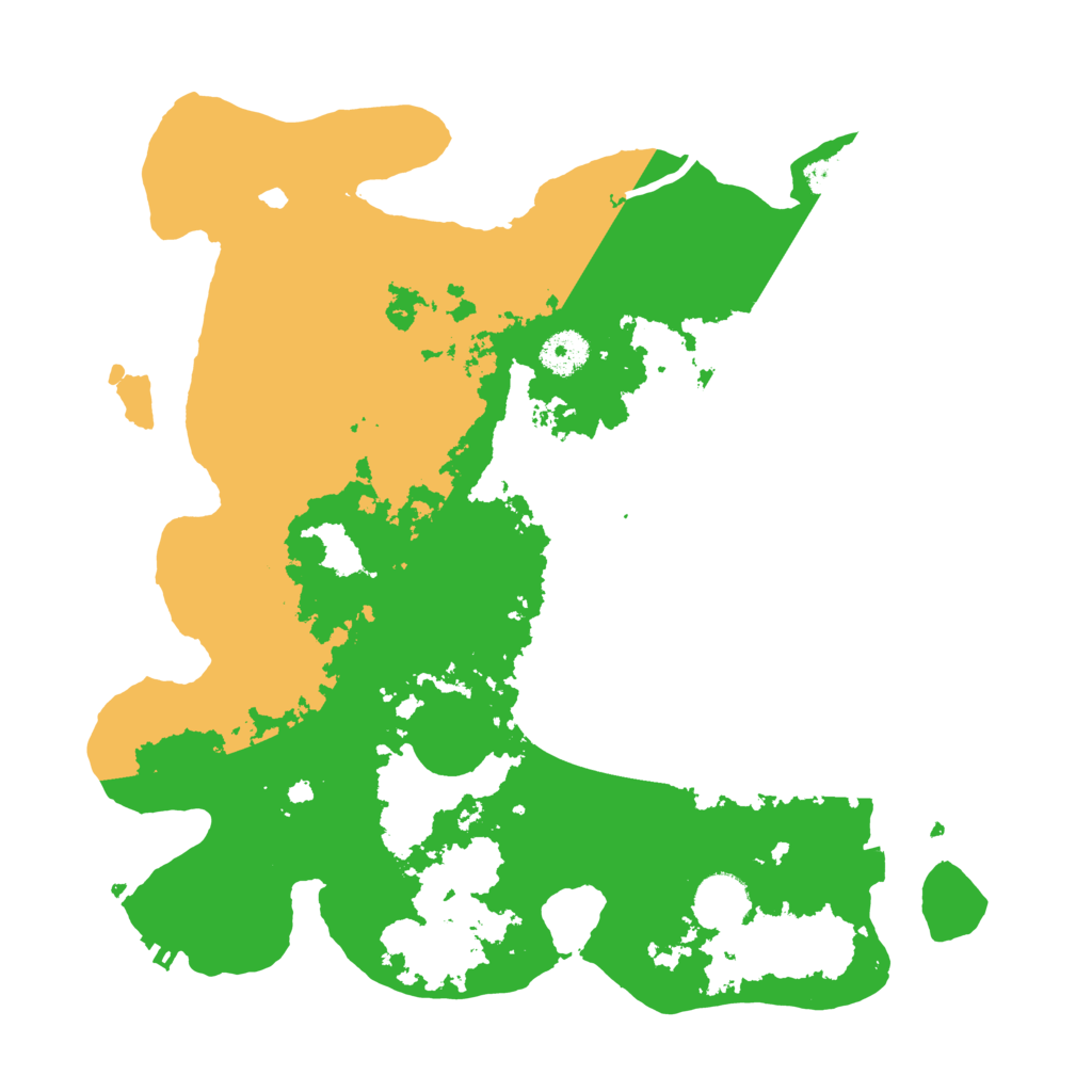 Biome Rust Map: Procedural Map, Size: 3600, Seed: 40024148