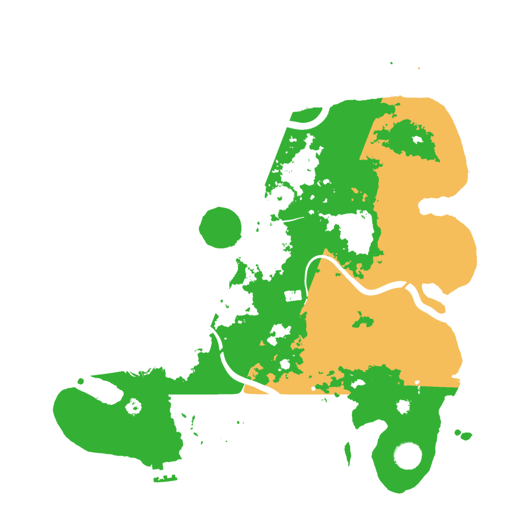 Biome Rust Map: Procedural Map, Size: 3400, Seed: 3500857