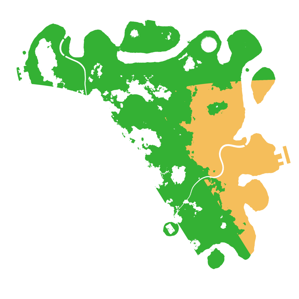 Biome Rust Map: Procedural Map, Size: 3400, Seed: 85676084