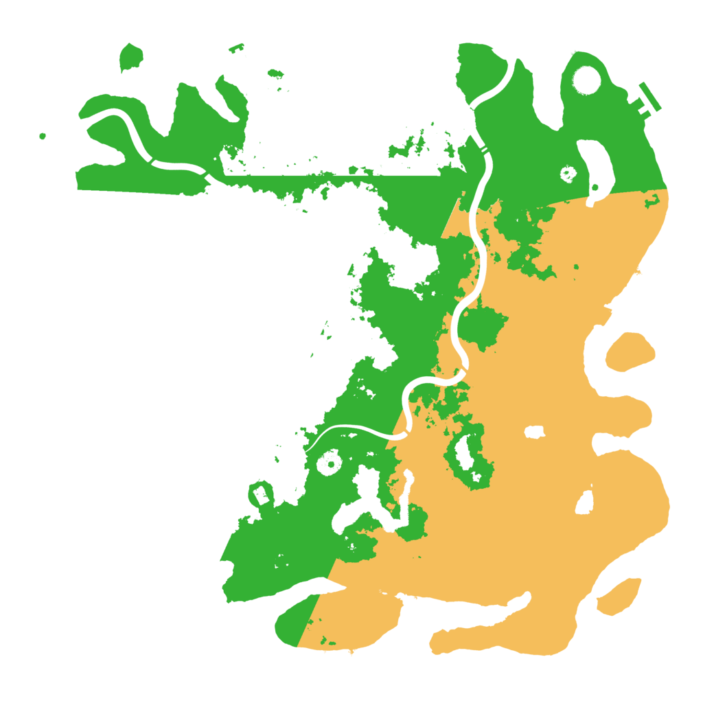 Biome Rust Map: Procedural Map, Size: 4400, Seed: 57248159