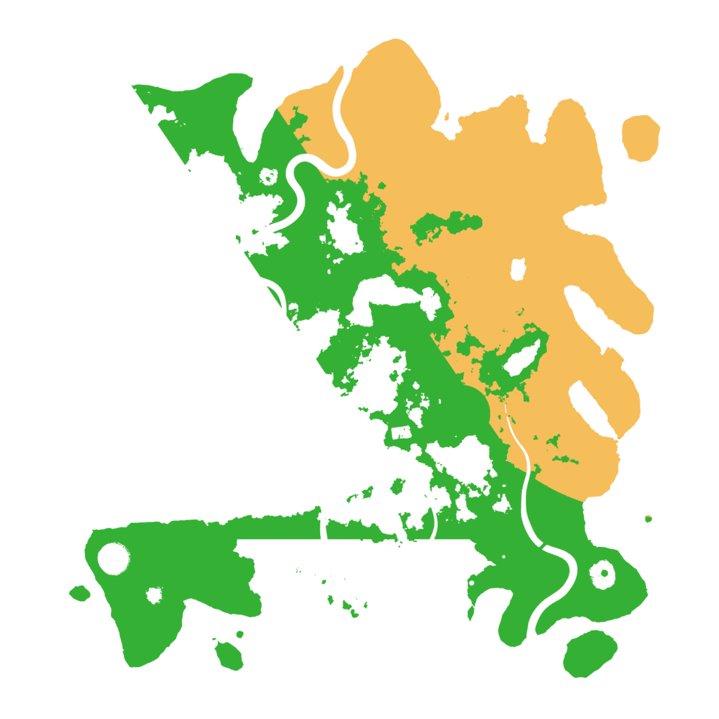 Biome Rust Map: Procedural Map, Size: 4000, Seed: 32250557
