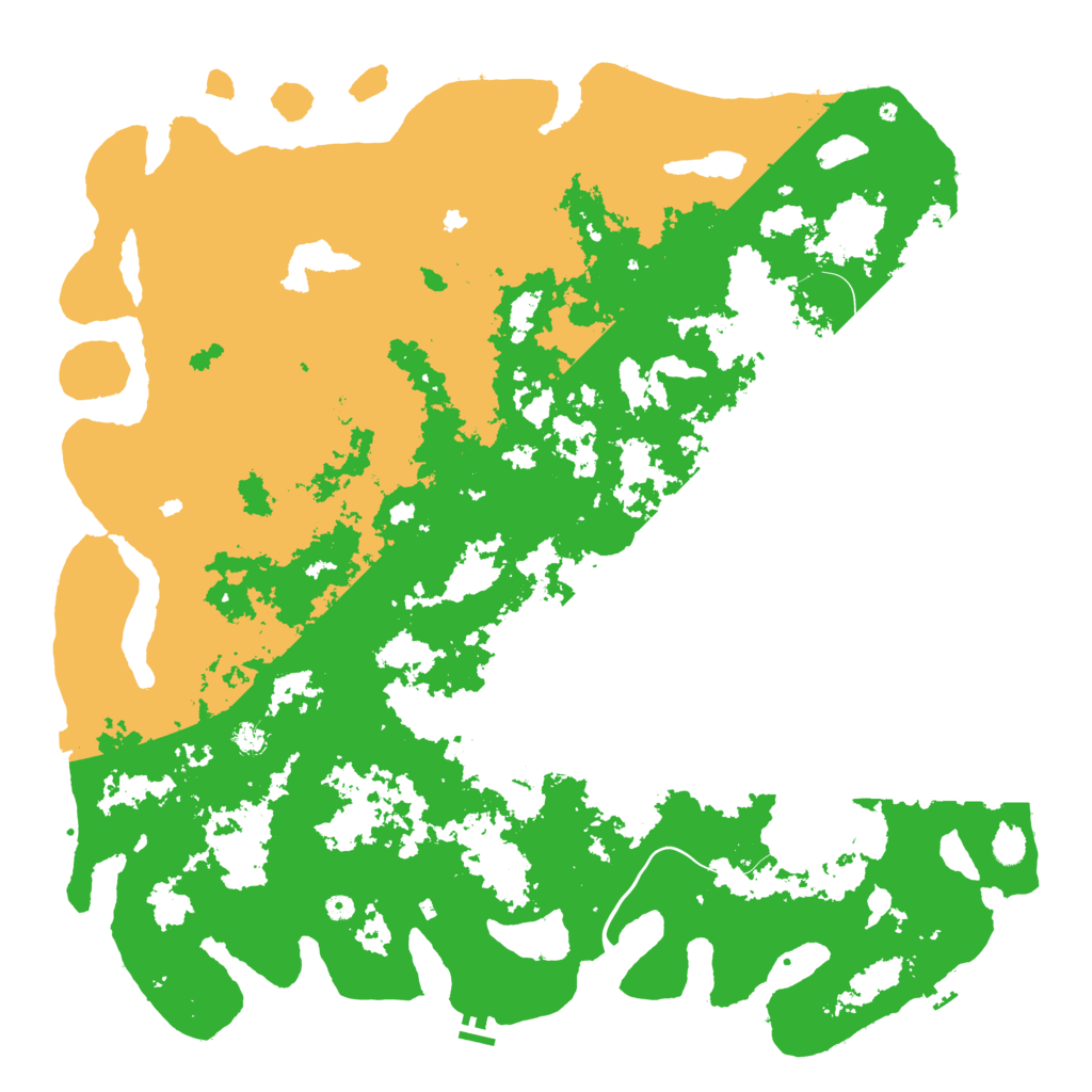 Biome Rust Map: Procedural Map, Size: 6000, Seed: 1853109015