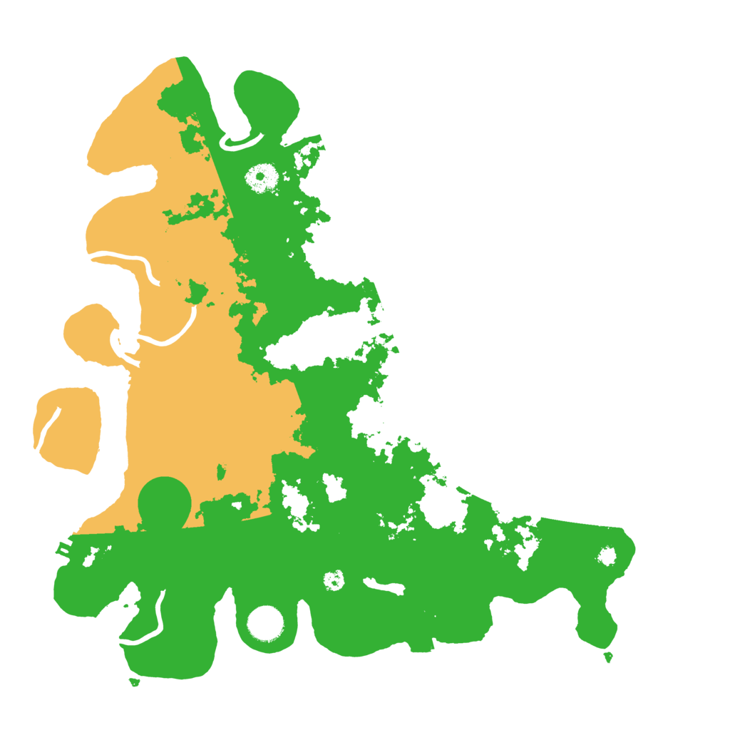 Biome Rust Map: Procedural Map, Size: 3600, Seed: 97803180
