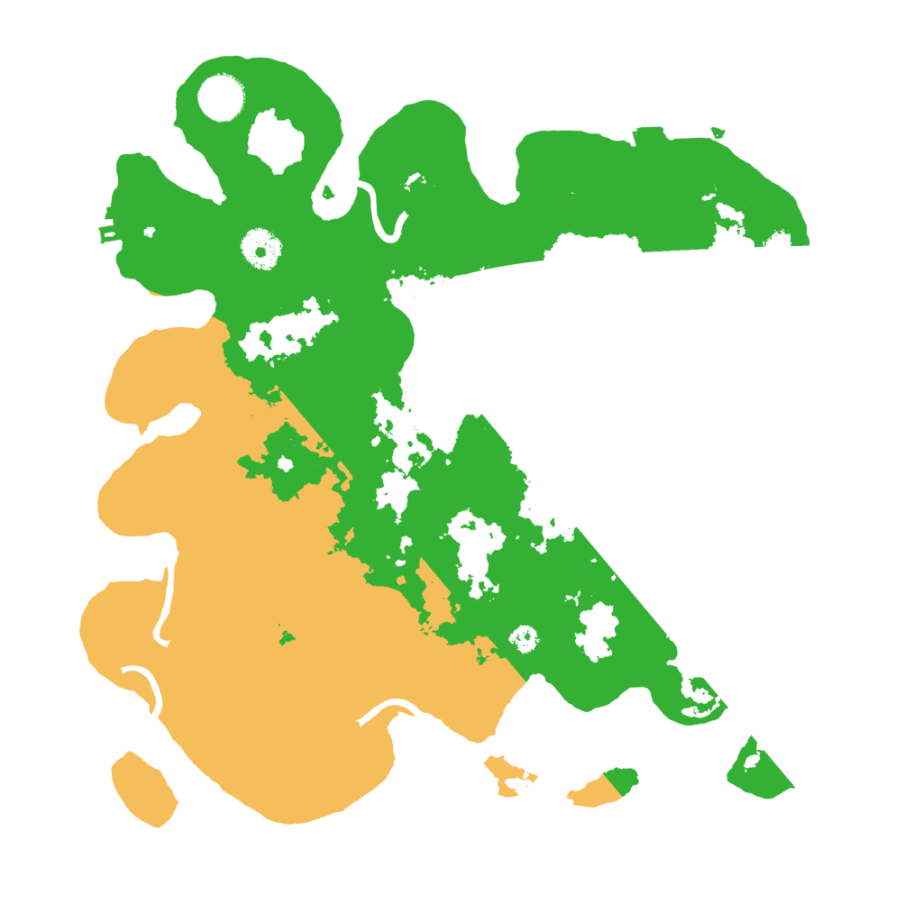 Biome Rust Map: Procedural Map, Size: 3500, Seed: 2102269050