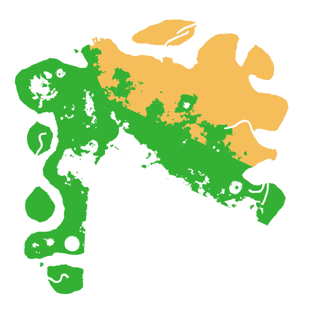 Biome Rust Map: Procedural Map, Size: 3650, Seed: 37313127