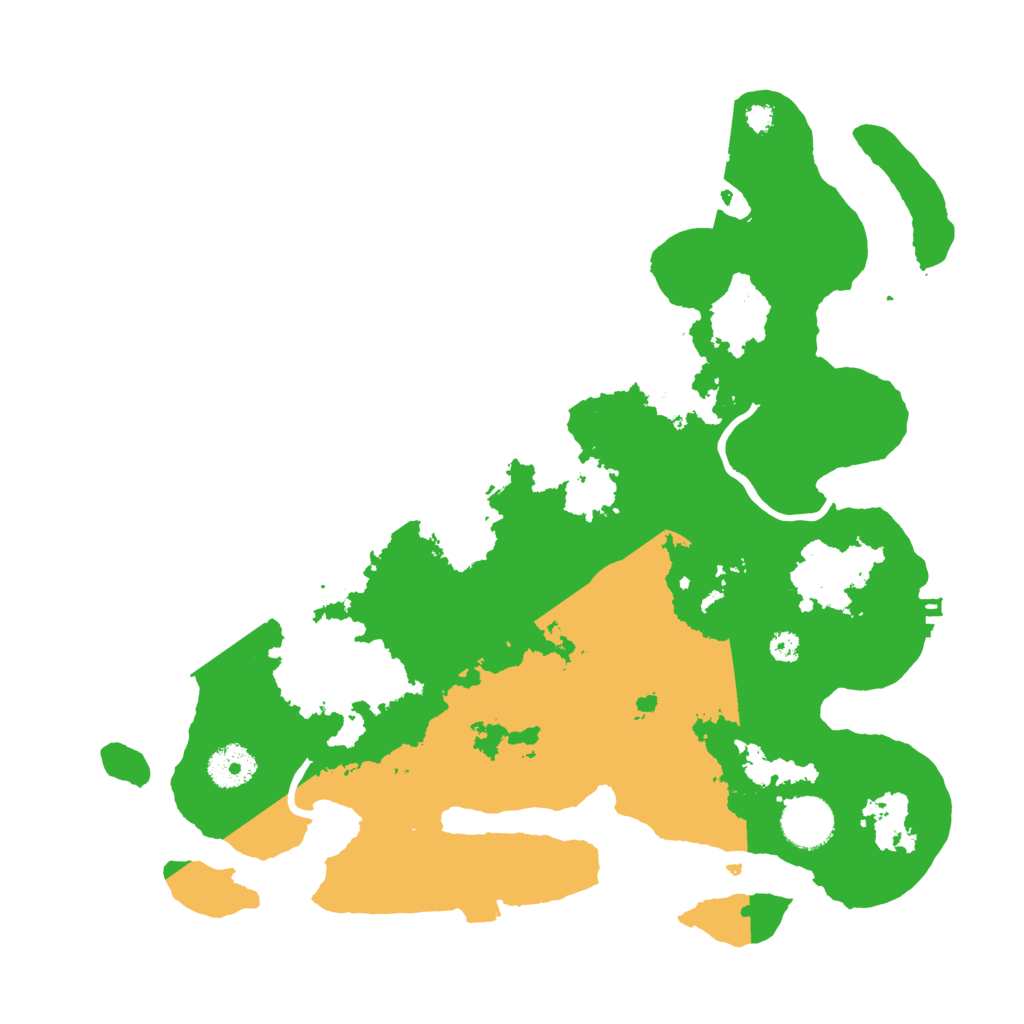 Biome Rust Map: Procedural Map, Size: 3450, Seed: 39677562