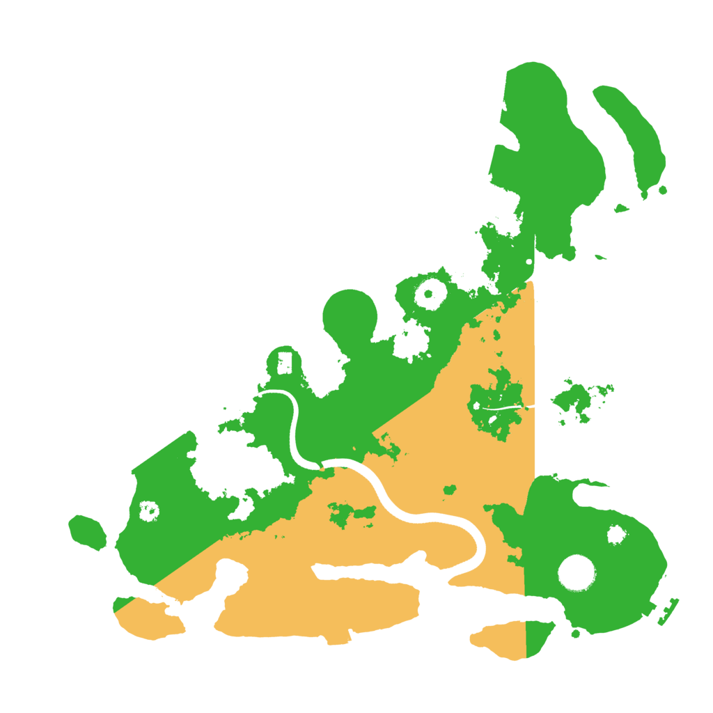 Biome Rust Map: Procedural Map, Size: 3450, Seed: 39677562